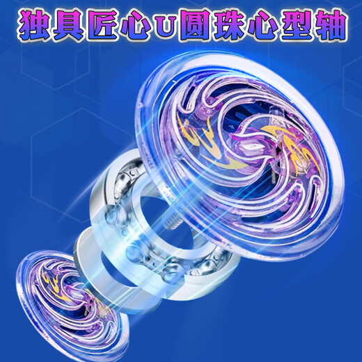 Jingjia Yo-Yo Rebound automáticamente la vida luminosa de los niños Sleep Automatic Spiral Uu Boys Boys School Primary School Modelo de lujo de lujo [Bai Ling + Blue MEI]