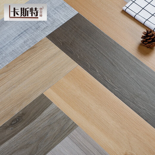 
He Hou's living room antique bricks, wood grain floor tiles, balcony, bathroom and dining room wall tiles, anti-slip straight edge imitation solid wood bedroom floor tiles GN15912 Others