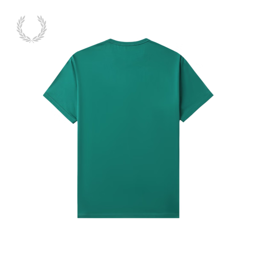 T-shirt à manches courtes de Fred Perry Men 2025 Nouvelle oreilles de blé de coton pur décontracté coloré M3519 Gru / Grass Green L