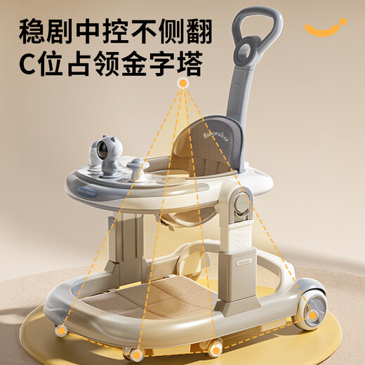 Deerc Baby Walker 6-18 Monate Anti-Rollback Ablehnung O-leg Baby Walker Trolley Spielzeug Geburtstagsgeschenk