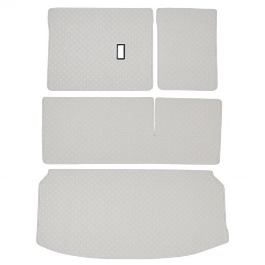 Adecuado para 24 almohadillas de troncal Buick GL8, almohadillas de troncal completas, almohadillas protectoras de cuero Phev Luzun, suministros interiores, Buick GL8-Xuanwu Black-Main Pad 1 pie