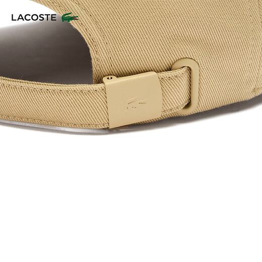 LACOSTE法国鳄鱼男女同款春夏法国制造简约日常刺绣百搭棒球帽|RK9455 02S/奶咖色