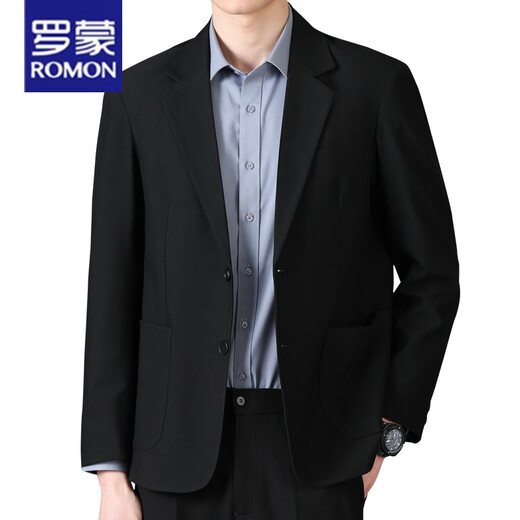 Romon Casual Small Anzug Herrenjacke Frühling und Herbst 2025 Neuer Business Professional Anzug Anzug Sinn für Top -Anzug Männer grau xl