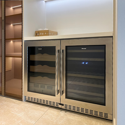 Gironde JC145 built-in cigar cabinet, red wine cabinet, constant temperature wine cabinet, beverage cabinet, ice cream refrigerator, fresh cabinet, tea constant temperature refrigerator, household all-glass door cigar cabinet and wine cabinet combination