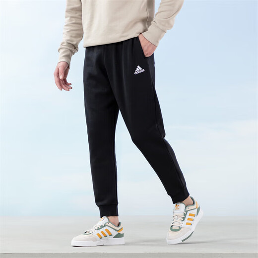 Adidas offizielles Schiffsgeschäft Herrenanzug 2025 Sommer neue warme Baumwolljacke mit plüschgestrickten Hosen 2-teiliger IV9230+IB4023 L [175-180 cm/150-160jin [Jin gleich 0,5 kg]]]