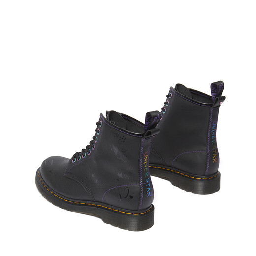 马丁（DR.MARTENS）1460 BT21联名男女夏季舒适软皮女中帮马丁靴 黑色 36