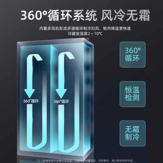 荣事达（Royalstar）全屏柜冷藏展示柜加热除雾玻璃门网红啤酒柜透明立式商用冷柜超市饮料柜酒吧冰柜啤酒柜 三门1476L【玻璃门】1860*600*2010