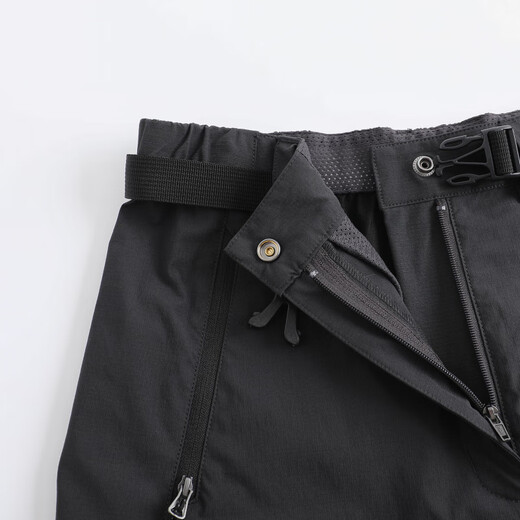 迪卡侬（DECATHLON）速干裤女款户外裤子徒步快干登山透气弹力运动休闲裤MT500 女款-黑灰色-2025年新款 36 /L28