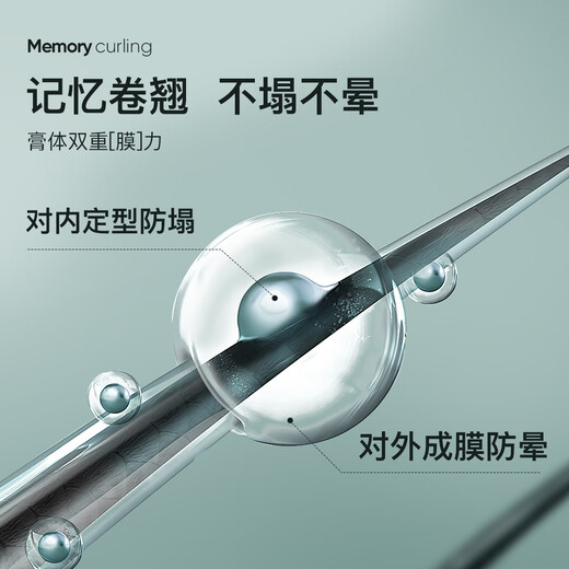 Sanzitang Mascara Primer + Free Eyelash Curler, Sweatproof, Waterproof, Smudge-proof, Long-lasting, Natural Curl, Slim, and Original Shape, One Pack, Free Eyelash Curler*1 + Wet Wipe*1, No Clumping, Long-lasting Makeup for 6-12 Hours