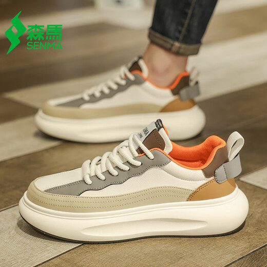 Semir Herrenschuhe im Herbst und Winter 2025 Neue trendige vielseitige Forrest Gump Mesh komfortable Sportschuhe beliebte weiße Schuhe für Männer Mika 1699 39