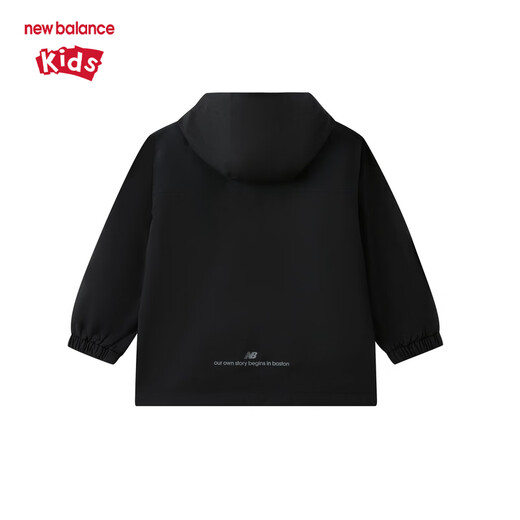 
NEW BALANCE nb children's clothing for men and women children 25 years spring and autumn new comfortable and fashionable jacket ND7AF12013 black 150