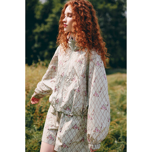 Wancaoyi 2025 spring new fashion suit H11102411 light green XS