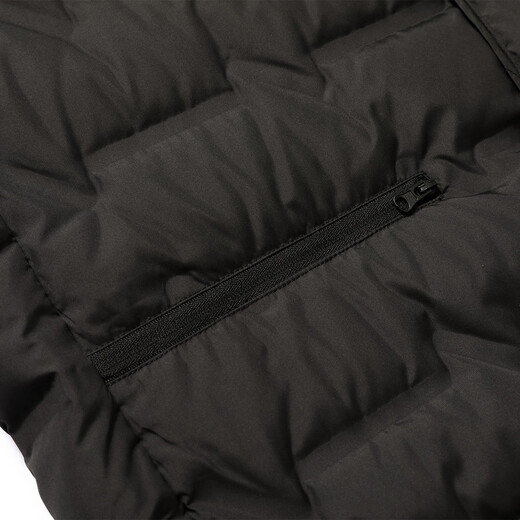 鸭鸭【90鸭绒】男式冬季宽松简约V领羽绒马甲休闲保暖纯色马甲男