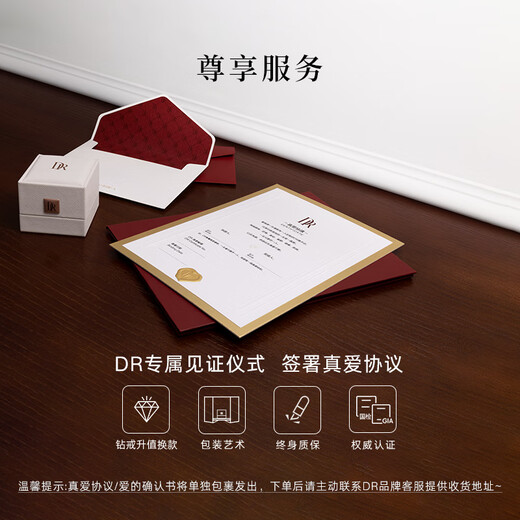 DR small red heart 18K gold necklace HEART heart-shaped pendant anniversary Christmas couple true love gift available for men and women