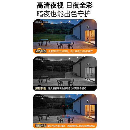 Mingsheng Home Surveillance Camera Câblage sans plug-sans-file du téléphone mobile intérieur gratuit moniteur distant 360 degrés sans angle mort avec vision nocturne voix panoramique 30