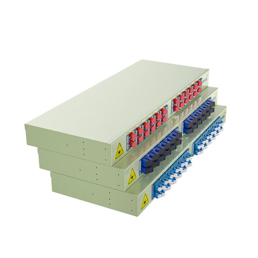 Fenghuo Originalfaser-Glasfaser-Box-Rack-Racktyp SC/FC/LC-Flansch-Schnittstelle Ein-Mode-Einzelmode-Dicker-Faserscheibe-Verteilungsrahmen-LC-Einzelmodus-96-Core-Schwarz