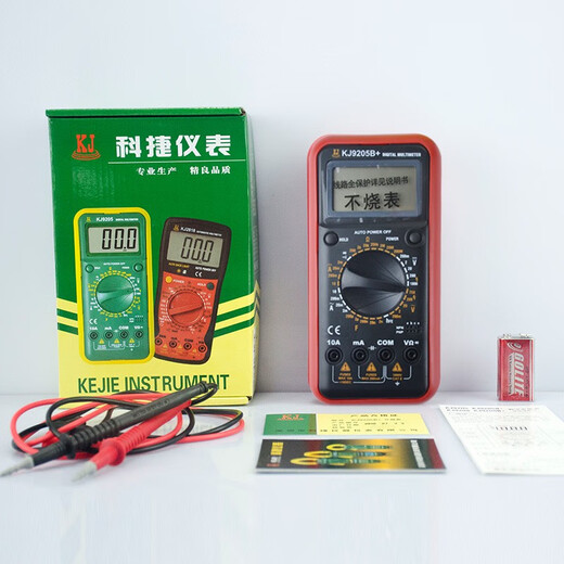 KJ KEJIE 9205B+ Anti-Burn Multímetro Auto Medidor de sobrecarga mejorada Digital Medidor Digital Alta Precisión No Anti-Burn Anti-Burn KJ9205B+