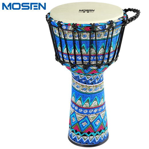 莫森（MOSEN）10英寸轻型非洲鼓 ABS材料儿童初学练习丽江手拍鼓 免调音景泰蓝