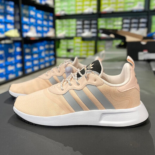 Adidas lässige Schuhe Frauenschuhe 2025 Sommer neuer Clover Sneakers Mesh atmungsfreie leichte Laufschuhe FV9221 Orange Pink 35.5