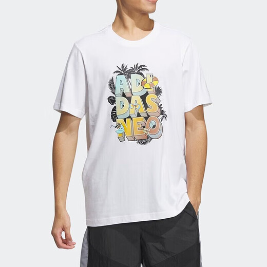 阿迪达斯 （adidas）短袖男装女装 2025新款健身跑步透气运动服情侣款舒适休闲圆领t恤 IP3884 XXS