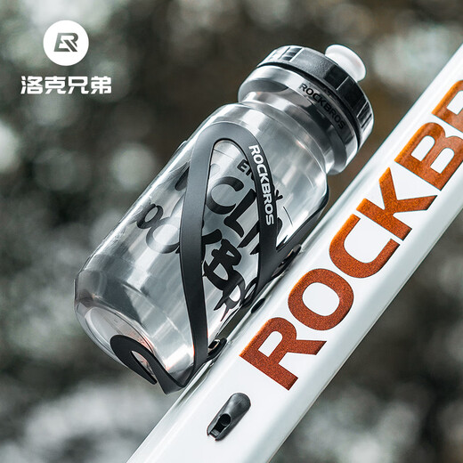 Rock Brothers Bicycle Water Bottle Rack Mountain Road Bike Folding Bike Aluminum Water Cup Rack Cycling Equipment Accessories Ceramic White