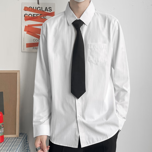 Nasawassup Camisa de manga larga Traje para hombres DK Camisa de manga corta Copa de clase de moda