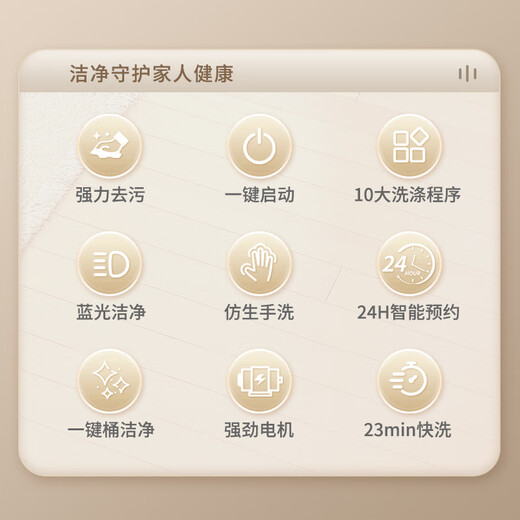 RIPU pulsator washing machine fully automatic large capacity washing machine for home dormitory rental artifact 12kg coffee gold blue light cleaning + air drying bucket + strong power motor