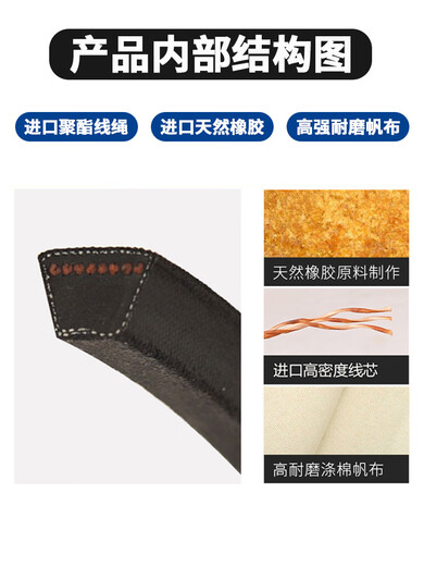 A900 to A1346 Wear-resistant V-belt A-type pulley industrial agricultural machine air compressor motor transmission vehicle A930