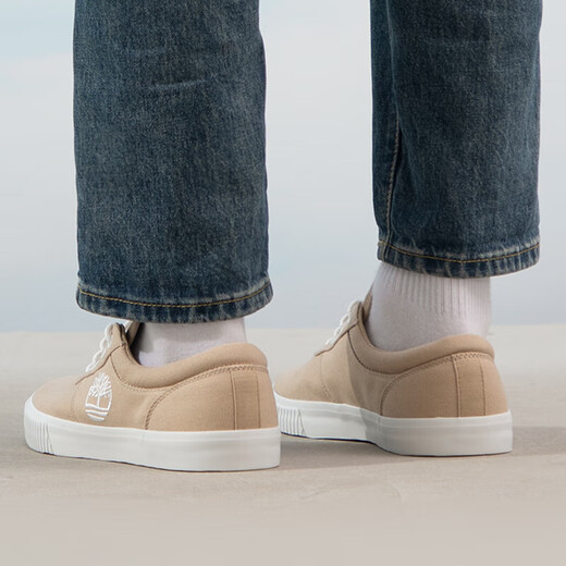 添柏岚（Timberland）官方男鞋 夏季户外轻便透气运动鞋防滑耐磨休闲鞋帆布鞋板鞋A6629 A661NER1/浅米色 (晒图退5) 43