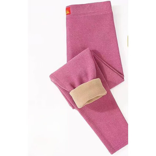 Admire Xiyu Winter Warm Camels Plus Velvet Thickened High Waist Elastic Plus Velvet Thickened Leggings Large Size Cotton Pants Autumn Black XXXL (130-155Jin Jin is equal to 0.5 kg