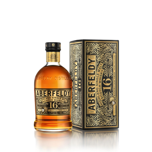 艾柏迪（Aberfeldy）16年 马德拉桶 苏格兰高地 威士忌 700ml 40度 礼盒装 进口洋酒