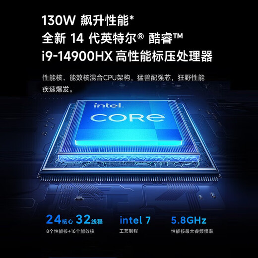 Xiaomi gaming laptop Redmi G Pro 2024 new RTX4060 independent graphics card TS11B RTX4060-8G independent graphics card i7-14650HX32G 1T solid state fixed
