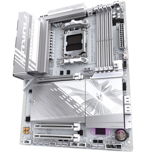 GIGABYTE Ice Sculpture B850 AORUS ELITE WIFI7 ICE motherboard large board DDR5 supports AMD CPU AM5 9700X 9950X 9900X 9600X