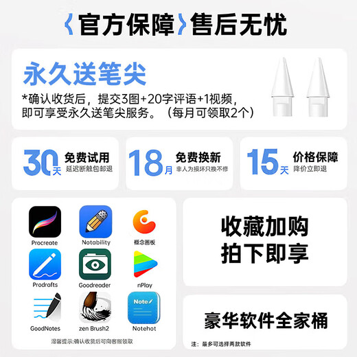 Canghua Apple Capacitor Pen iPad Pen Drawing Touch Stylus 2024 Pro / Air6 / 5/4 / Mini7/10/9 Tablet PC APPLEPRACH SECOND GÉNÉRATION Sépillage en plastique