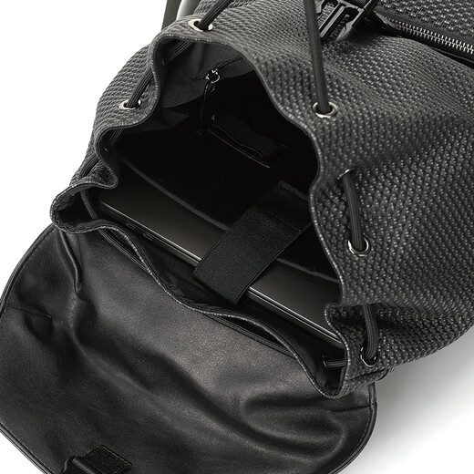 Walker Shop light luxury men's bag backpack men's casual backpack large capacity travel bag business trip computer bag college school bag black