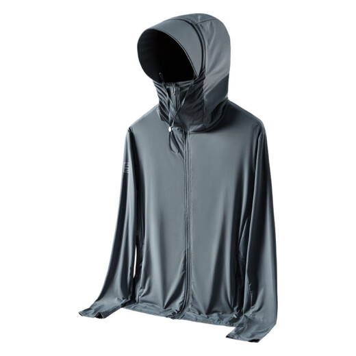 DJVT Japonese Sed Sunspreen de seda al aire libre para hombres y mujeres Luz ultravioleta de verano y delgada pesca transpirable Chaqueta solar con protector solar de moda 9858 metros Color de albaricoque - Seda de hielo de segunda generación mejorada* M