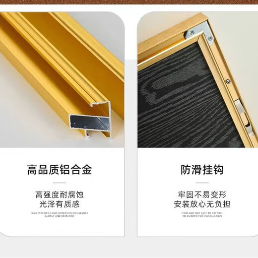 意识形态客厅装饰画现代简约沙发背景墙挂画三联画大气轻奢壁画高档晶瓷画 K11972 35*50/70*50/35*50 晶瓷镶钻+铝合金边框【黑框】