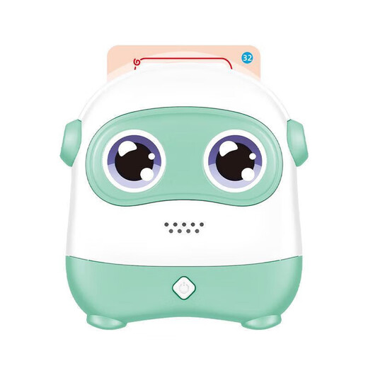 
Story machine learning puzzle audio card card machine children's Chinese and English early education machine cartoon enlightenment Green Spaceman (220 card content) export version