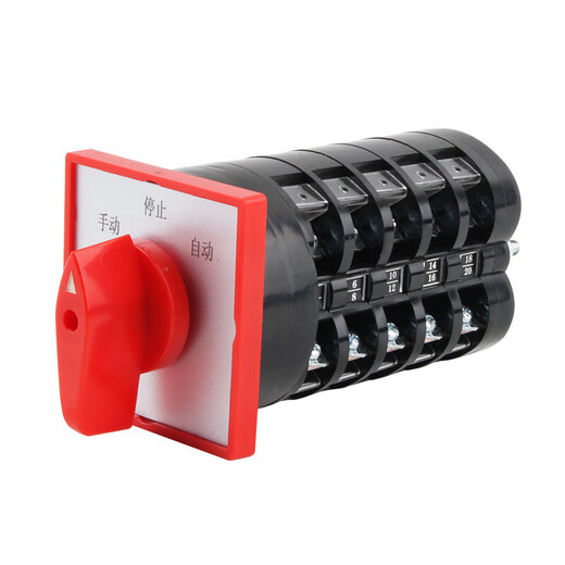 
Initial concept conversion switch LW5-16D1369/5 three-speed five-wire dual power switch manual automatic selection rotation