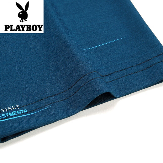 花花公子（PLAYBOY）含桑蚕丝短袖t恤男夏季中年翻领有口袋冰丝T恤中老年爸爸装 719粉色【短袖】 XL 175建议130-150斤