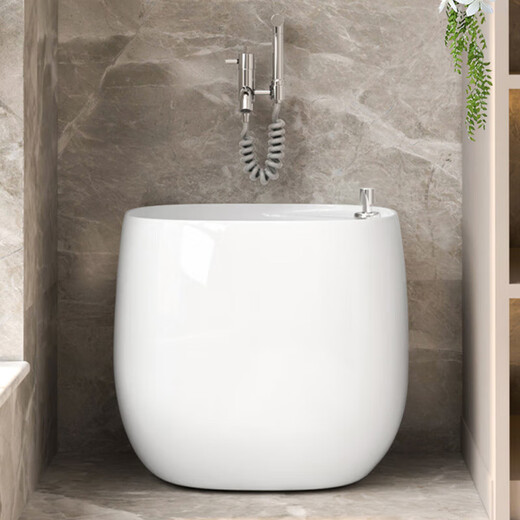 
JOMOO mop pool household balcony bathroom mop basin ceramic mop pool outdoor mop basin bathroom mop pool M1049 white 49*38*40cm single basin