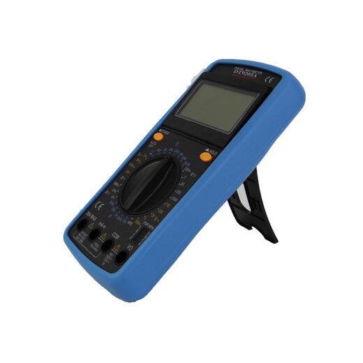 恋品惠定制DT9205A数字万用表新款 大屏幕可测电容 防烧万用表漳州威华 新款全防烧配好表笔) 9V电池