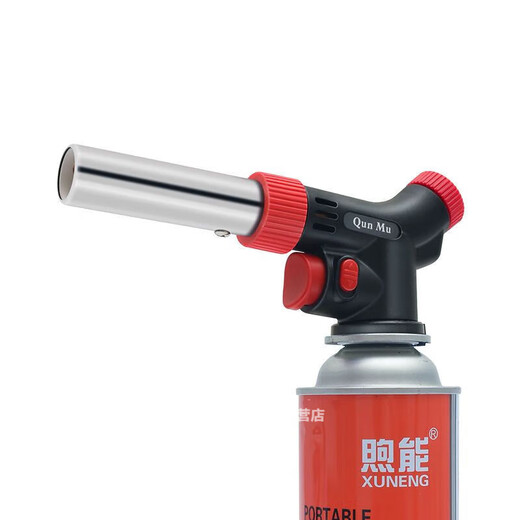 俪斋家用喷火烧毛器新款卡式喷烧猪毛便携式焊接烧烤点火器烘焙喷头焊 6627多功能【可倒置】