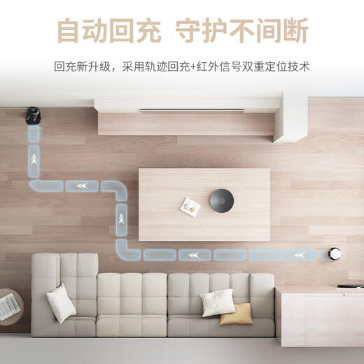 Enabotebo Air 2 Mobile Surveillance Camera Elderly and Children Pet Intelligent Companion Robot Home Camera Robot [Yun Jianlan]
