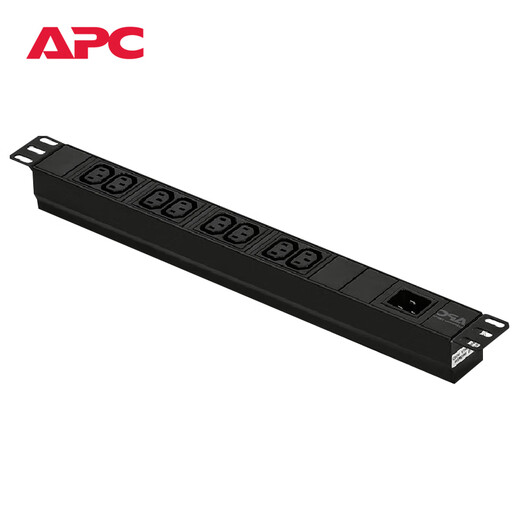APC Schneider PDU 1U 16A rack power distribution unit socket cabinet PDU strip EPDU1016B C13 interface 8-bit C13 jack with C14 power cord