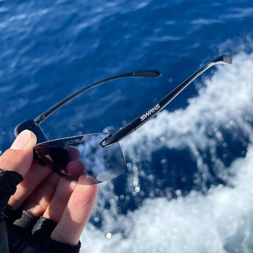 SWANS professional fishing glasses imported from Japan, polarizers, anti-UV sunglasses, Luya special sunglasses, high-definition viewing, ultra-light 16 grams SALF-0168