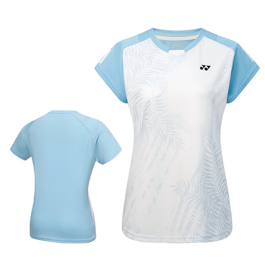 Yonex yonex badminton Anzug Wettbewerb Training schweißabsorbierende und atmungsaktive Frauensportset 210025BCR Crystal Blue L