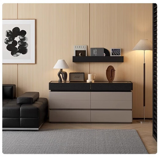 KSALOY Italian-style dresser with flip cover for small apartment bedroom dresser with drawer and integrated cabinet retractable bedside jewelry storage cabinet with flip cover dresser + 1.2M cupboard + round stool 120cm flip dresser with password lock drawer