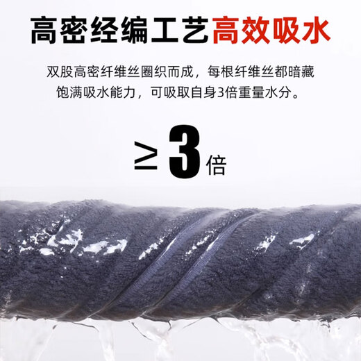 JCZS German housekeeping cleaning rags for land reclamation, water absorption, thickening, no lint, leaving traces, wiping tables and floors, double-sided thickening 25*30cm, 5 packs