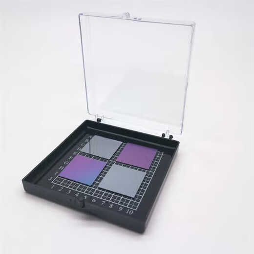 
Chip storage box High elastic membrane box Sample chip box Self-adsorbent rubber box Device storage box Silicon wafer 12127 (no grid) 127*127*27mm Silent